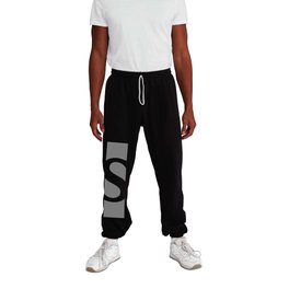 S MONOGRAM (WHITE & GRAY) Sweatpants