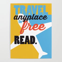 Travel - Just Read Poster