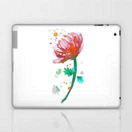 Warm Watercolour Fiordland Flower Laptop & iPad Skin