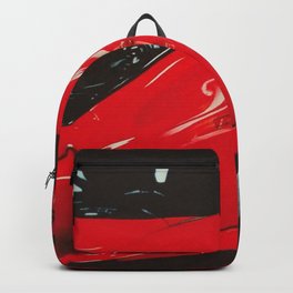 ROJO CLASICO Backpack | Enzo, Italiano, Rojo, Drawing, Dibujo, Colored Pencil, Cavallino, Clasico, Automovil, Veloz 