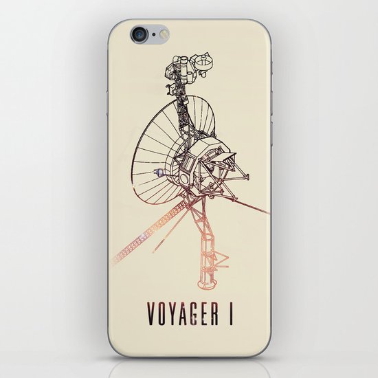 VOYAGER ONE - Space | Time | Science | Planets | Travel | Interstellar Mission | NASA iPhone & iPod Skin