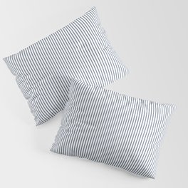 Classic farmhouse navy blue stripes Pillow Sham