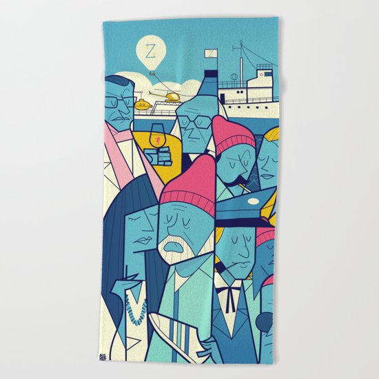 Acquatic Life Beach Towel