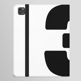 3 (Black & White Number) iPad Folio Case