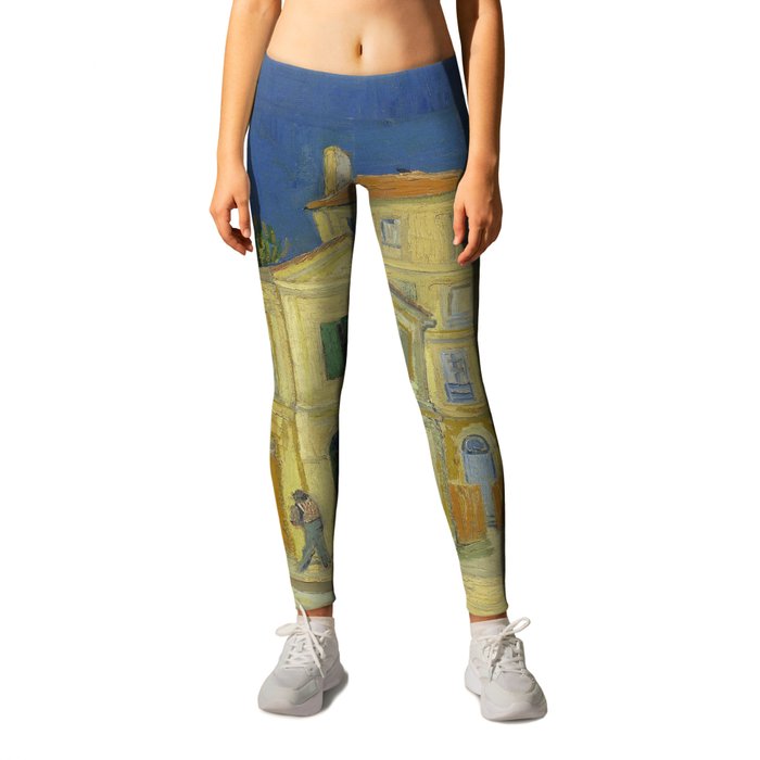 The Yellow House by Vincent van Gogh Leggings