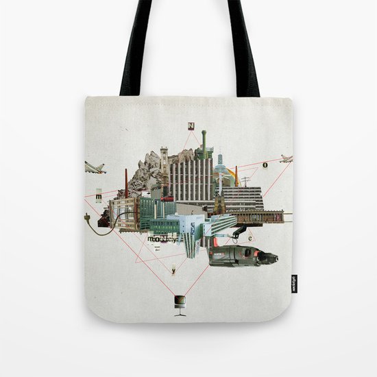 Collage City Mix 2 Tote Bag
