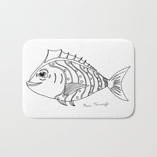 Catch of the Day Bath Mat