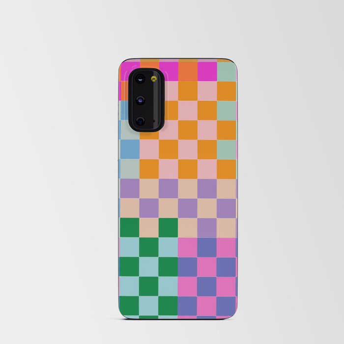 Checkerboard Collage Android Card Case