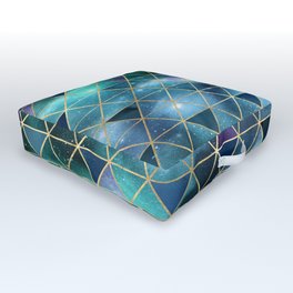 GEO TIKKI Isometric GalaxyTriangles Outdoor Floor Cushion