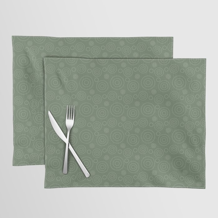 Birds Flowers Abstract  Placemat