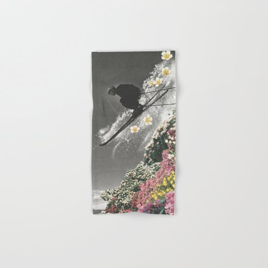Spring Skiing Hand & Bath Towel