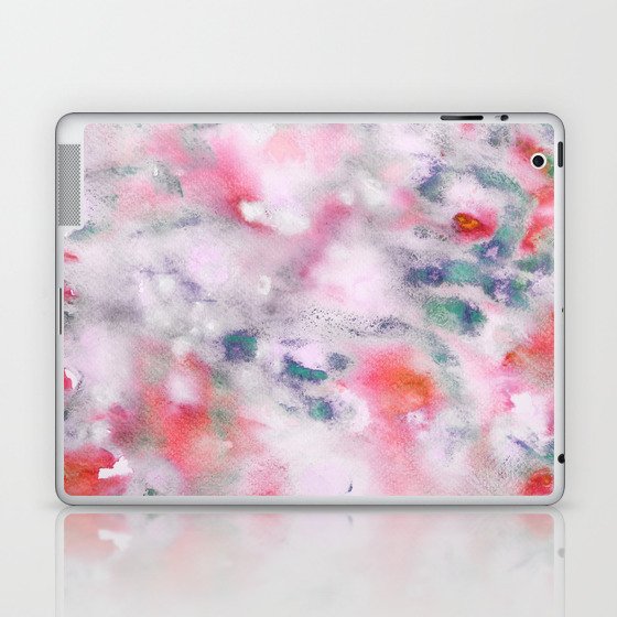 Red and White Laptop & iPad Skin