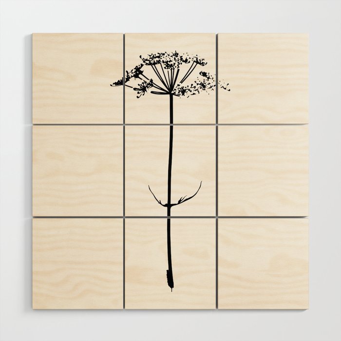 FLORA XVIII-I-I Wood Wall Art