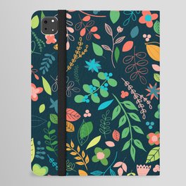 Hear Me Roar Jungle Botanical Pattern iPad Folio Case