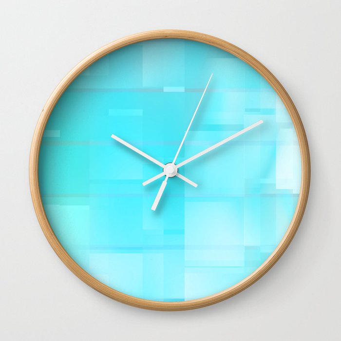 Frosted Windows Wall Clock