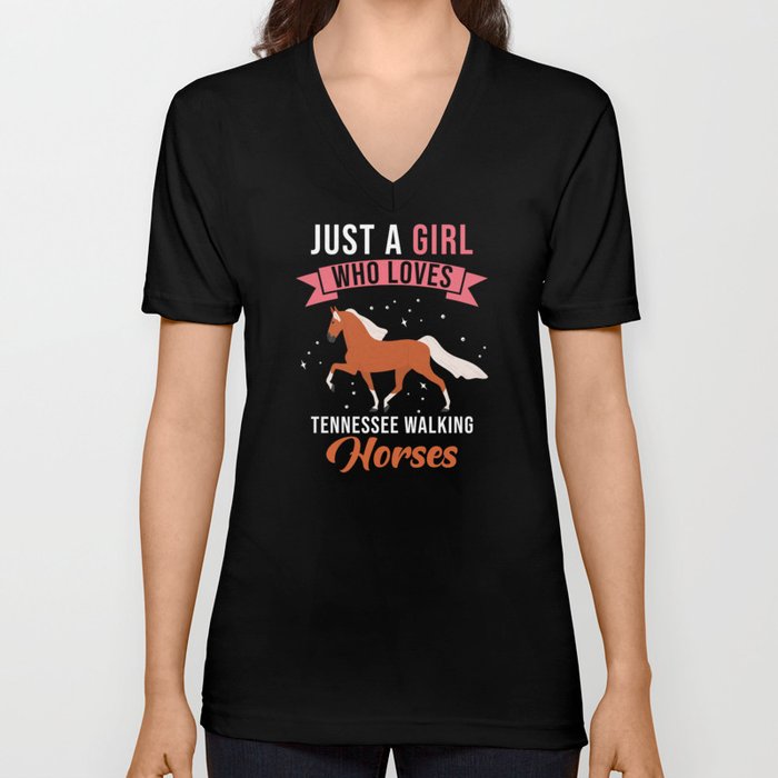 Tennessee Walking Horse V Neck T Shirt
