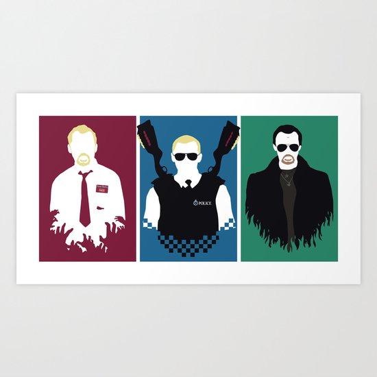 Blood & Ice Cream Art Print