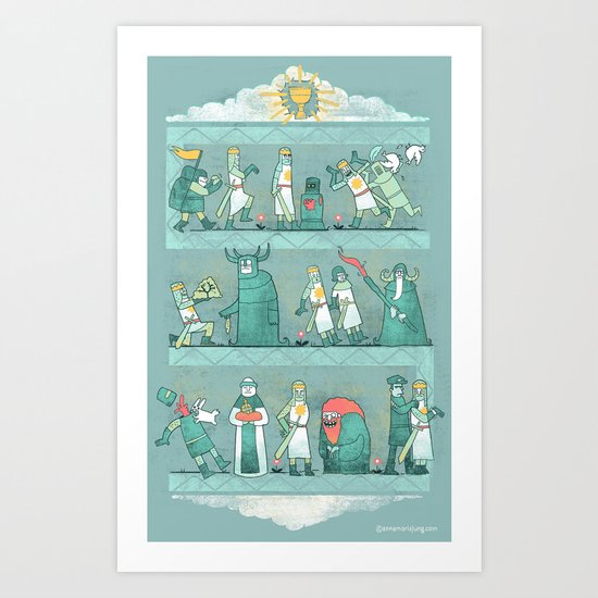 Tapisserie de Arrrgggh Art Print