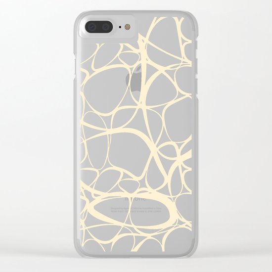 Abstract No5 Clear iPhone Case