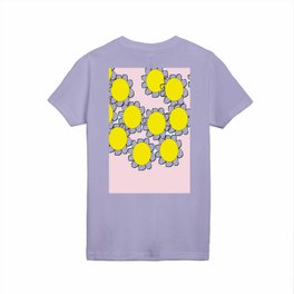 All Yellow in Pink Kids T Shirt | Childrensroom, Children, Drawing, Daisy, Flowers, Digital 