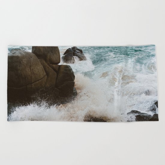 Pedregal, Mexico VIII Beach Towel