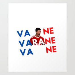 Varane is a Red ! Original Man utd tribute art. Art Print
