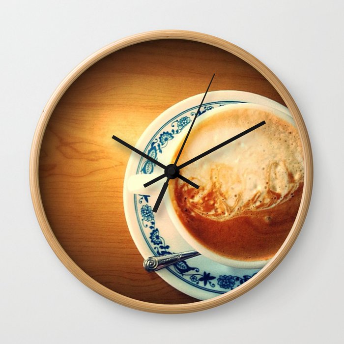 Cappuccino Wall Clock