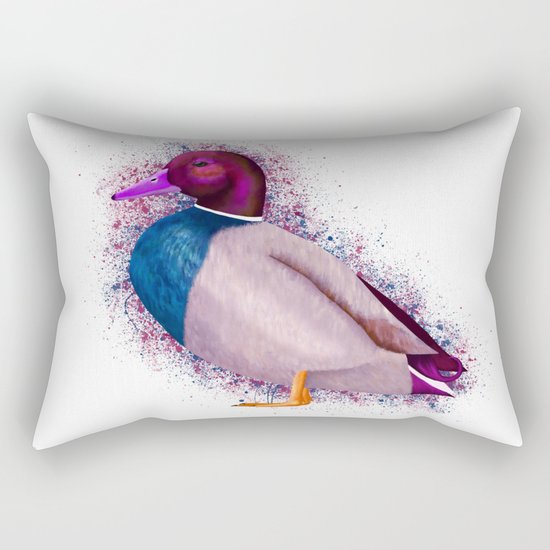 Mallard Duck Rectangular Pillow