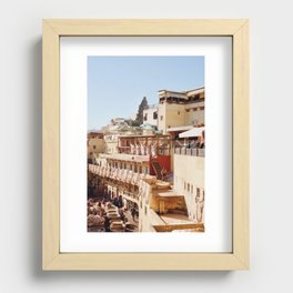 Leather Tanneries Recessed Framed Print
