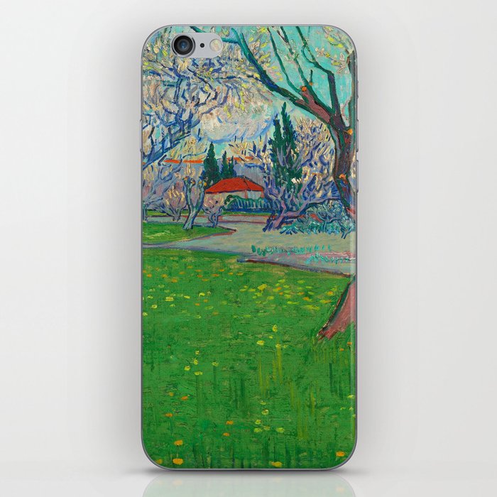 Orchards in Blossom, View of Arles, 1889 by Vincent van Gogh iPhone Skin