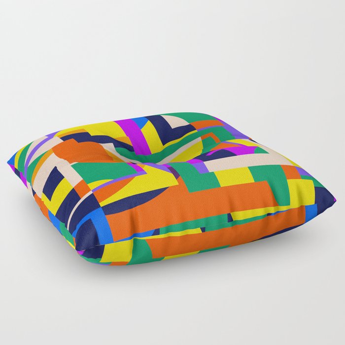 Color geometry 1 Floor Pillow