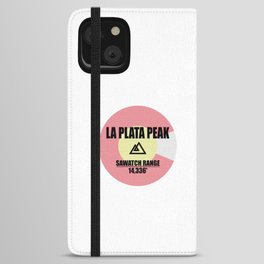 La Plata Peak Colorado iPhone Wallet Case