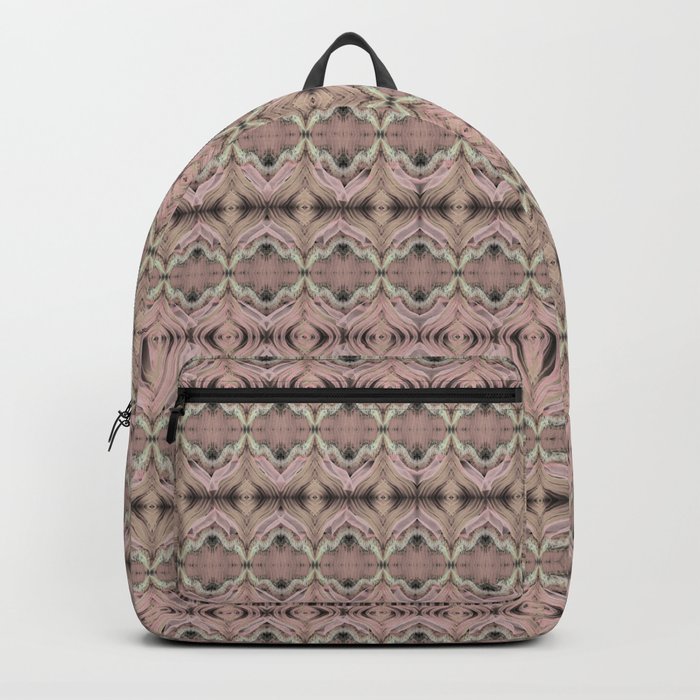 Romantic abstract frills and texture pattern Backpack