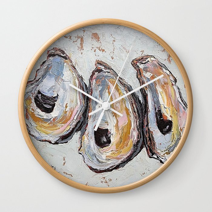 Oyster shells Wall Clock