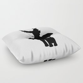 Elephant Samurai Floor Pillow