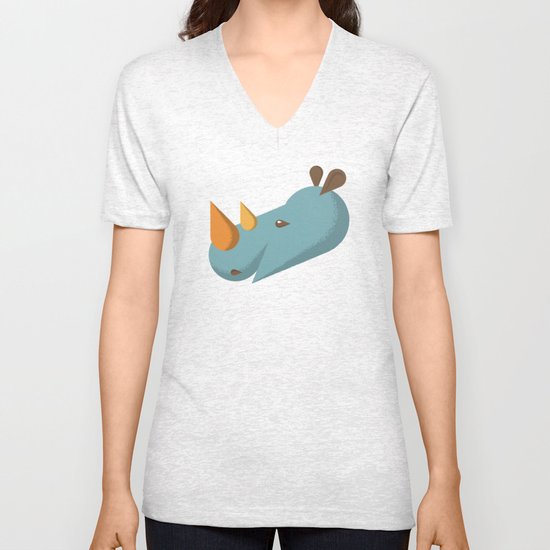 Rhino Unisex V-Neck