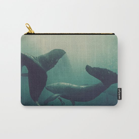 Swimming with whales Carry-All Pouch