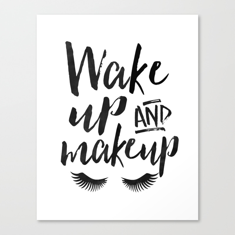 Wake Up And Makeup Salon Decor Bedroom Decor Girls Room Decor
