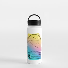 Capricorn Zodiac | Bold Gradient Water Bottle