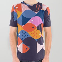 Geometrices_Pattern_02_River All Over Graphic Tee