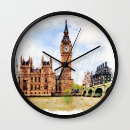 London Calling Wall Clock