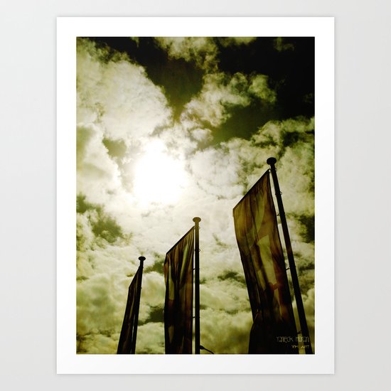 Feed me Clouds Art Print