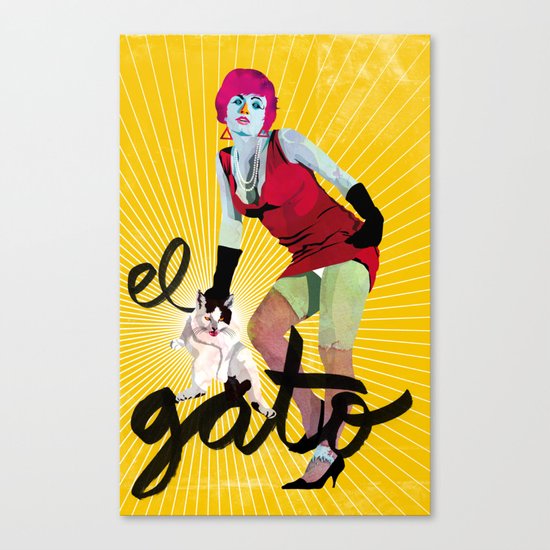 El gato Canvas Print