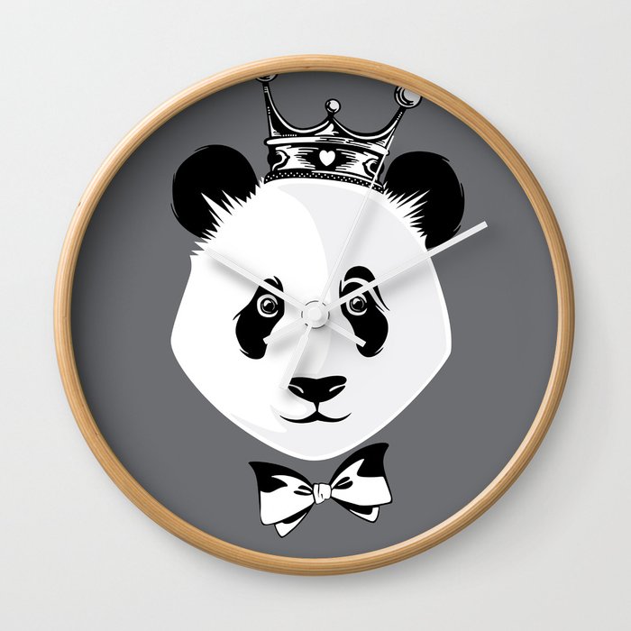 King Panda Wall Clock