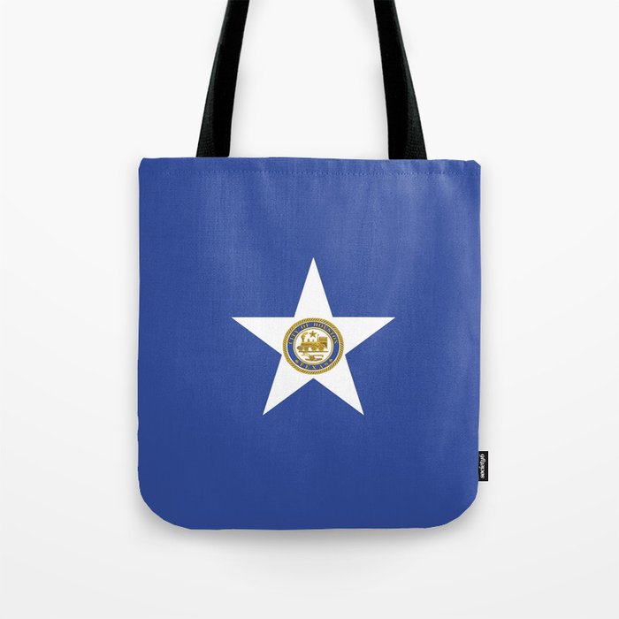 American cities-  Flag of Houston. Tote Bag