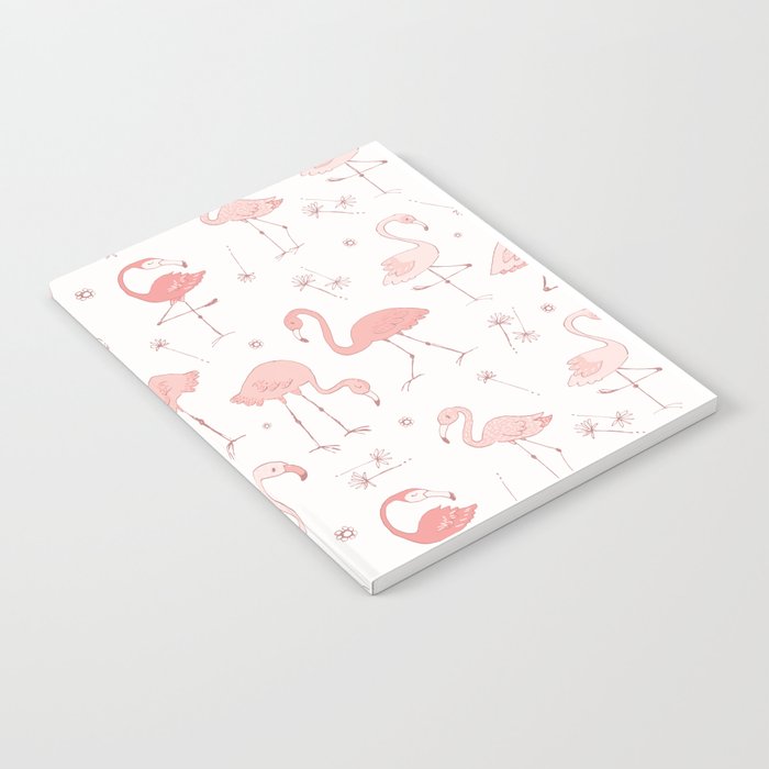 Flirty Flamingos Pink Notebook