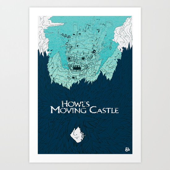 Howl's Moving Castle Art Print