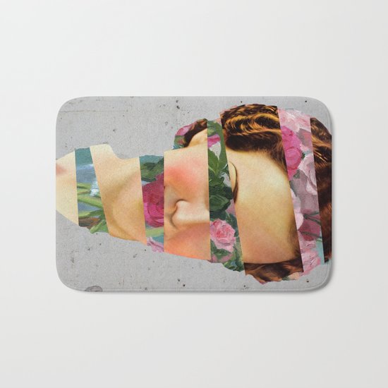 Flower Face Bath Mat