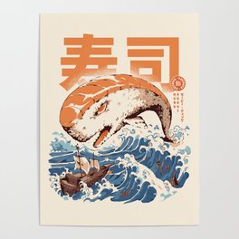 Moby Sushi Poster