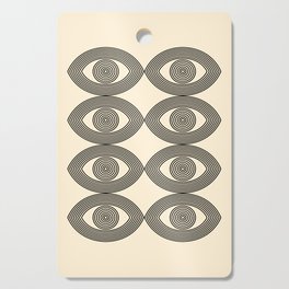 Abstraction_EYES_ILLUSION_VISION_MAGIC_VIBE_POP_ART_0427A Cutting Board